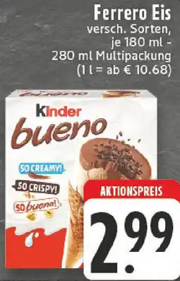 Edeka Ferrero Eis Angebot