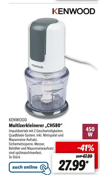 Lidl Kenwood multizerkleinerer „ch580“ Angebot