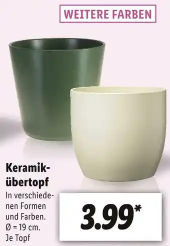 Lidl Keramikübertopf Angebot