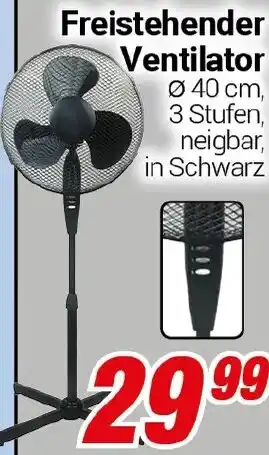 CENTERSHOP Freistehender Ventilator Angebot