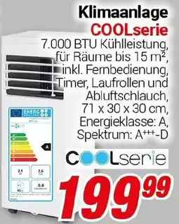 CENTERSHOP Klimaanlage COOLserie Angebot
