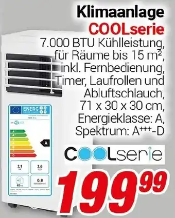 CENTERSHOP Klimaanlage COOLserie Angebot