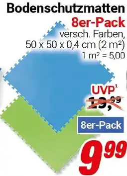 CENTERSHOP Bodenschutzmatten 8er-Pack Angebot