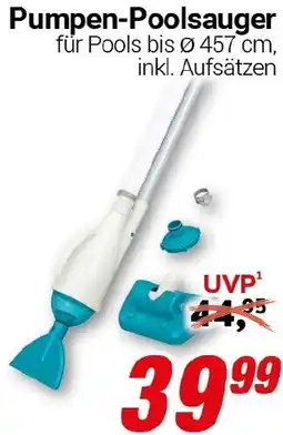 CENTERSHOP Pumpen-Poolsauger Angebot