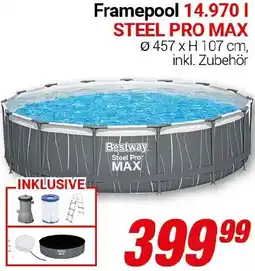 CENTERSHOP Framepool 14.970 l STEEL PRO MAX Angebot