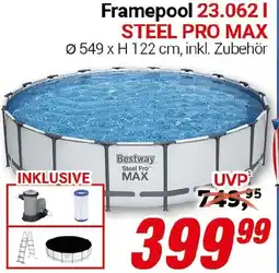 CENTERSHOP Framepool 23.062 l STEEL PRO MAX Angebot