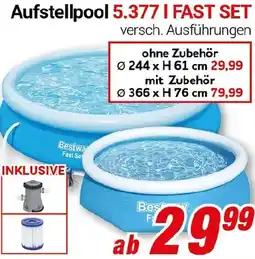 CENTERSHOP Aufstellpool 5.377 l FAST SET Angebot