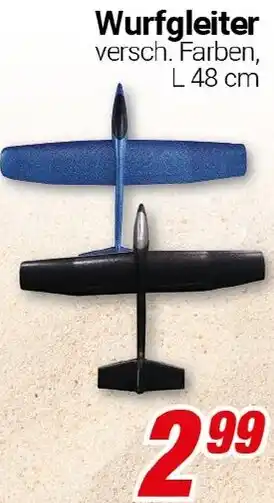 CENTERSHOP Wurfgleiter Angebot