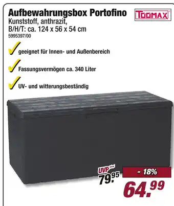Poco Toomax aufbewahrungsbox portofino Angebot