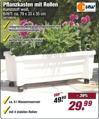 Poco Khw pflanzkasten mit rollen Angebot