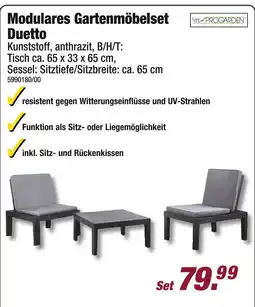 Poco Modulares gartenmöbelset duetto Angebot