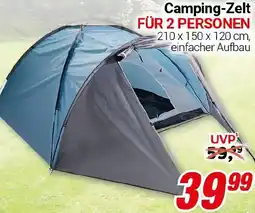 CENTERSHOP Camping-Zelt FÜR 2 PERSONEN Angebot