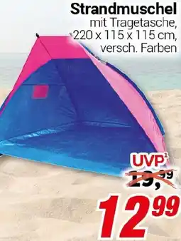 CENTERSHOP Strandmuschel Angebot