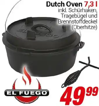 CENTERSHOP Dutch Oven 7,3 l Angebot