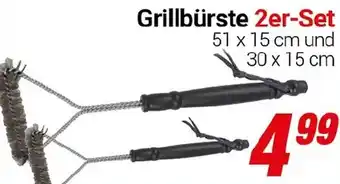 CENTERSHOP Grillbürste 2er-Set Angebot