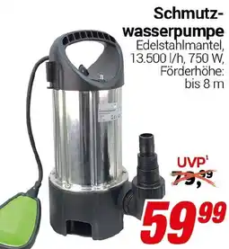 CENTERSHOP Schmutzwasserpumpe Angebot