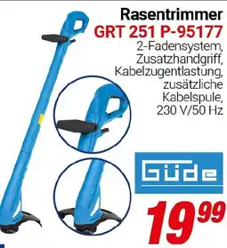 CENTERSHOP Rasentrimmer GRT 251 P-95177 Angebot