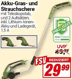 CENTERSHOP Akku-Gras- und Strauchschere Angebot