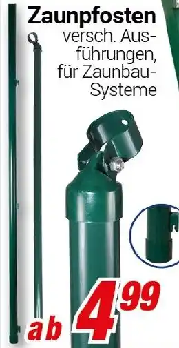 CENTERSHOP Zaunpfosten Angebot