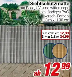 CENTERSHOP Sichtschutzmatte Angebot