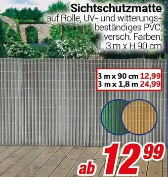 CENTERSHOP Sichtschutzmatte Angebot