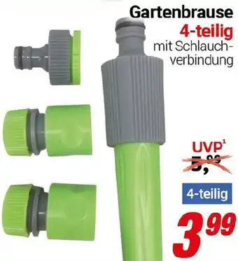CENTERSHOP Gartenbrause 4-teilig Angebot