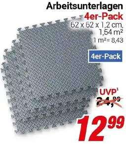 CENTERSHOP Bodenfliesen 4er-Pack Angebot