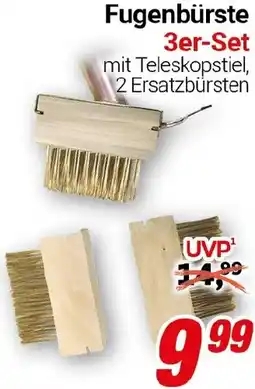 CENTERSHOP Fugenbürste 3er-Set Angebot