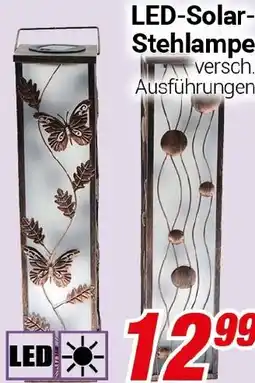 CENTERSHOP LED-Solar-Stehlampe Angebot