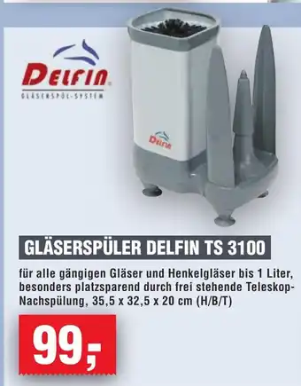 Handelshof Delfin GLÄSERSPÜLER DELFIN TS 3100 Angebot