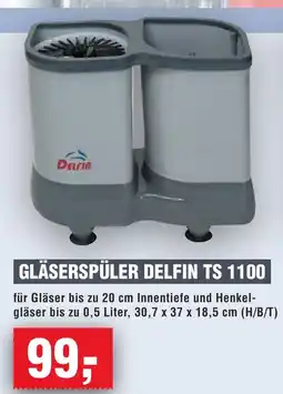 Handelshof Delfin GLÄSERSPÜLER DELFIN TS 1100 Angebot