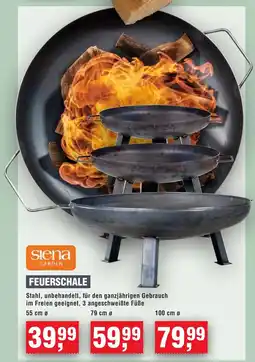 Handelshof siena GARDEN FEUERSCHALE 55 cm Ø Angebot