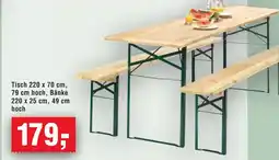 Handelshof FESTZELTGARNITUR Angebot