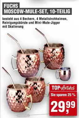 Handelshof FUCHS MOSCOW-MULE-SET, 10-TEILIG Angebot