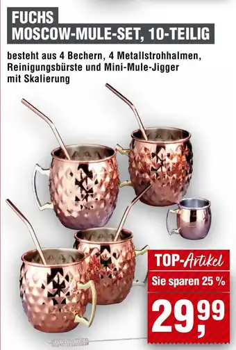 Handelshof FUCHS MOSCOW-MULE-SET, 10-TEILIG Angebot