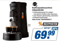 expert Techno Land Senseo Kaffeepadmaschine CSA240/60 Angebot
