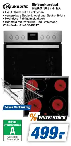 expert Techno Land Bauknecht Einbauherdset HEKO Star 4 EX Angebot