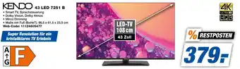expert Techno Land KENDO 43 LED 7251 B Angebot