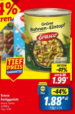 Lidl Erasco fertiggericht Angebot