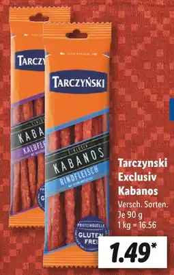 Lidl Tarczynski exclusiv kabanos kalbfleisch Angebot
