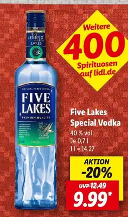 Lidl Five lakes five lakes special vodka Angebot