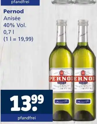 Getränkewelt Pernod anisée Angebot
