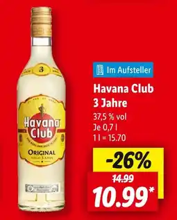Lidl Havana club havana club 3 jahre Angebot