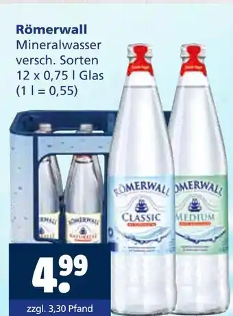Getränkewelt Römerwall mineralwasser Angebot