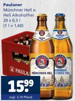 Getränkewelt Paulaner münchner hell o. hell alkoholfrei Angebot