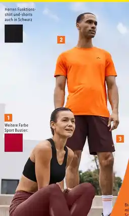 Lidl Crivit damen sport bustier, herren funktionshirt oder funktionsshorts Angebot