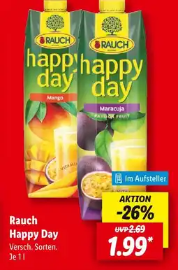 Lidl Rauch happy day mango Angebot