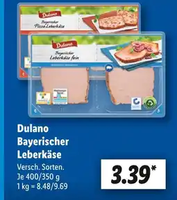 Lidl Dulano bayerischer leberkäse fein Angebot