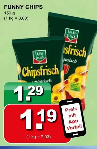 Getränkeparadies Gefromm Funny frisch chips Angebot