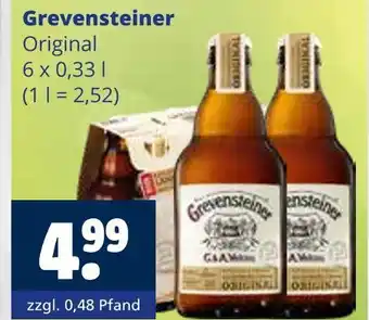 Getränkewelt Grevensteiner original Angebot